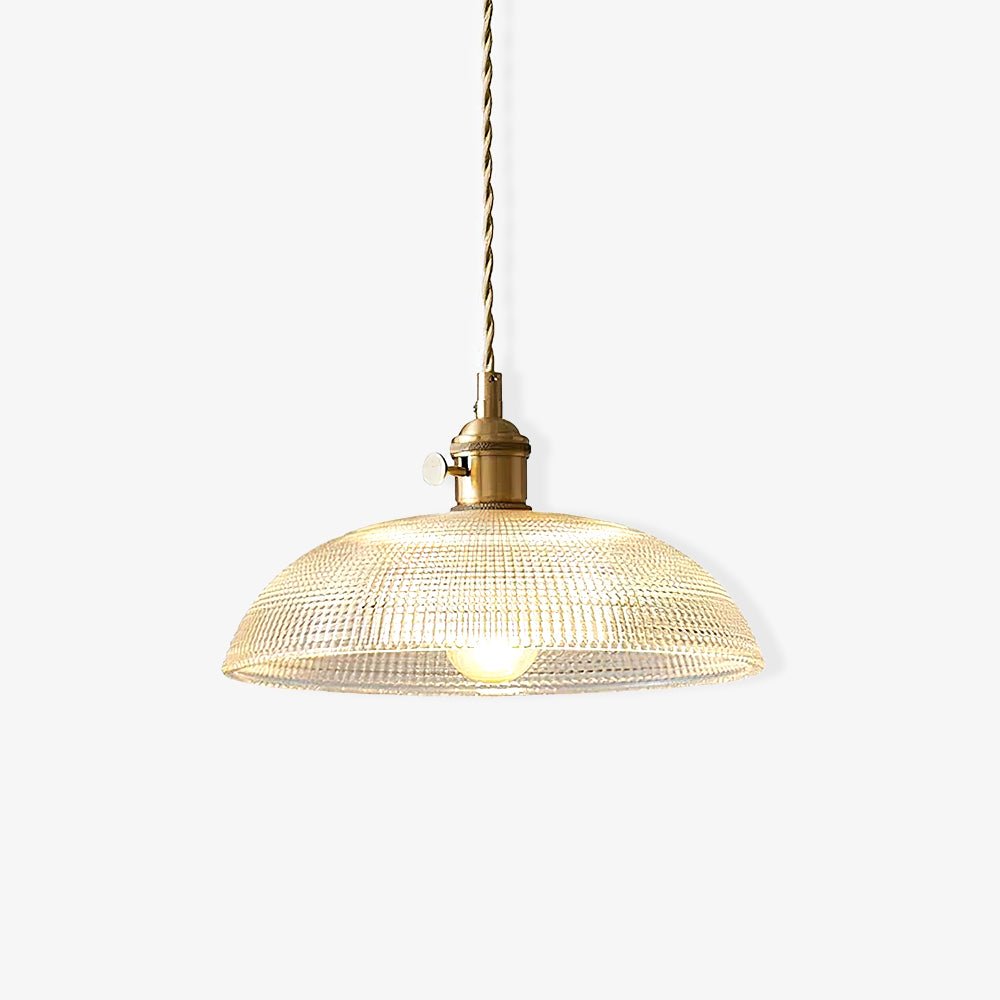 Ribbed Spiral Pendant Light – detail 19