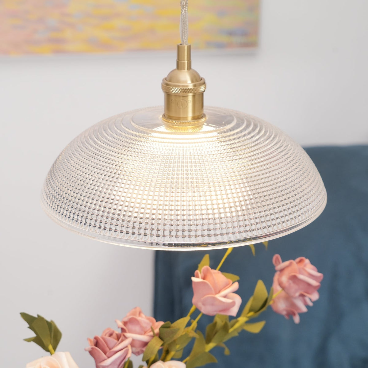 Ribbed Spiral Pendant Light – detail 23