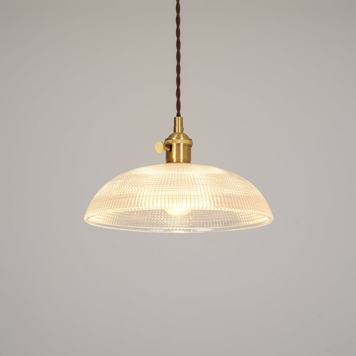 Ribbed Spiral Pendant Light – detail 30