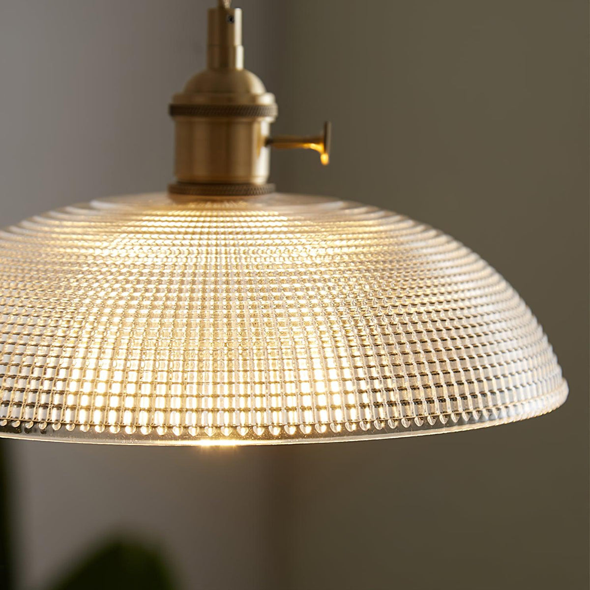 Ribbed Spiral Pendant Light – detail 14