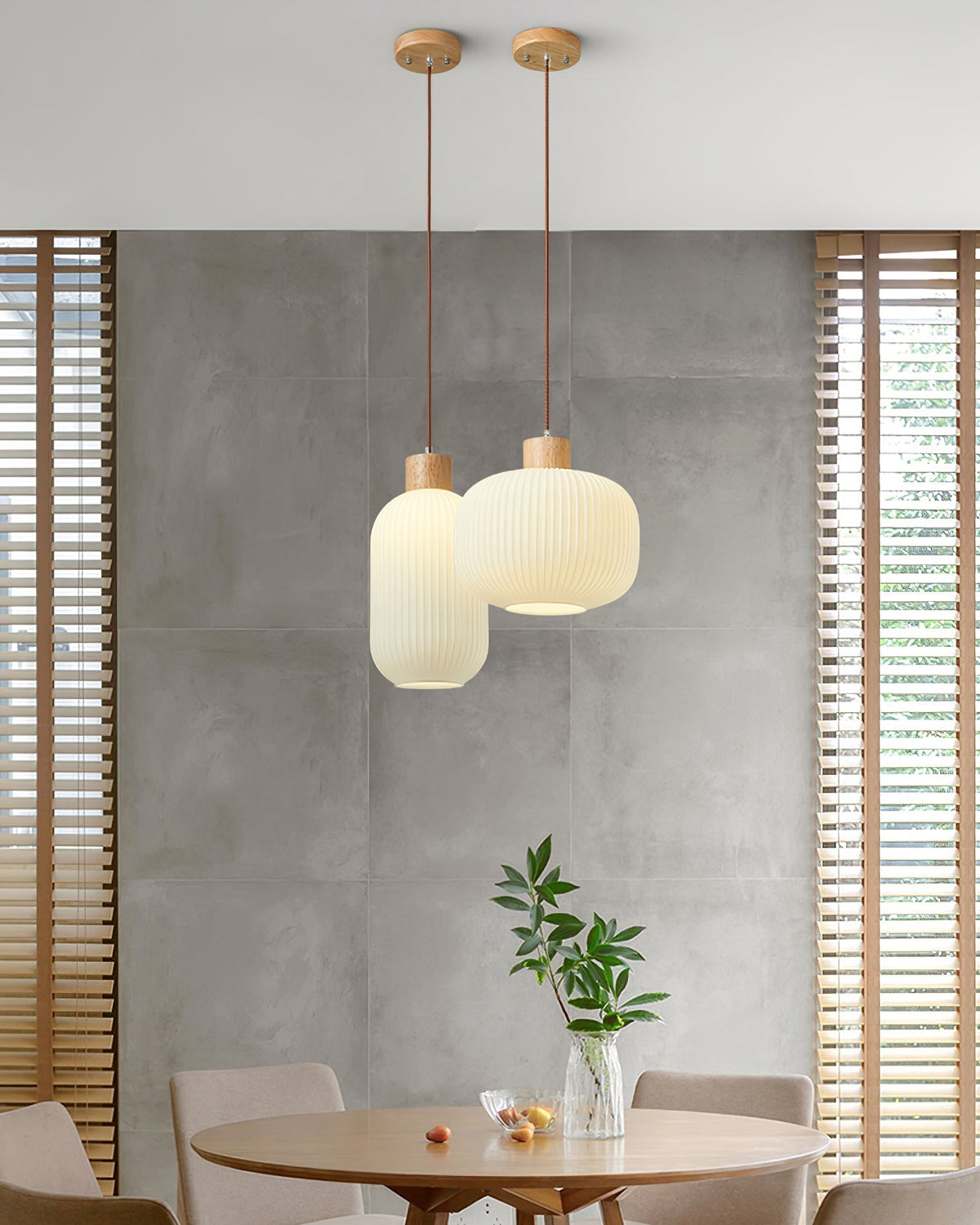Asulivo Fluted Pendant Light