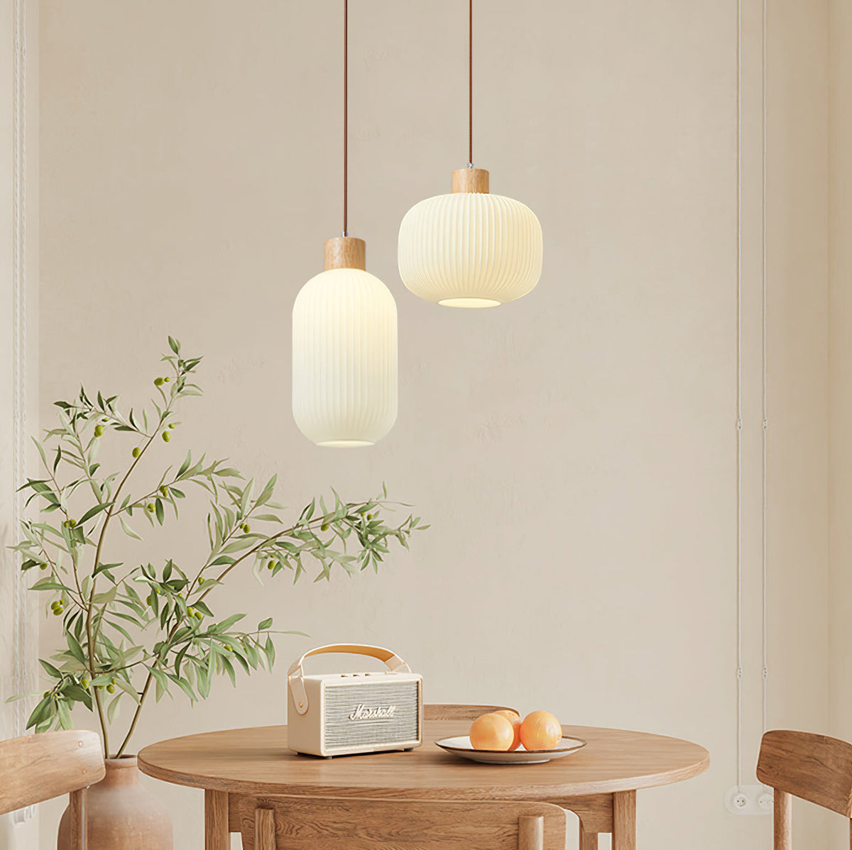 Asulivo Fluted Pendant Light