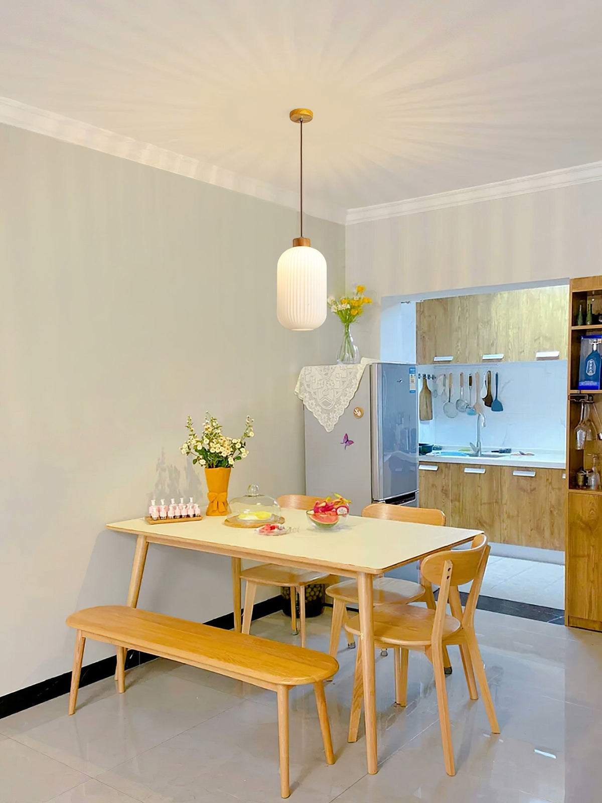 Asulivo Fluted Pendant Light