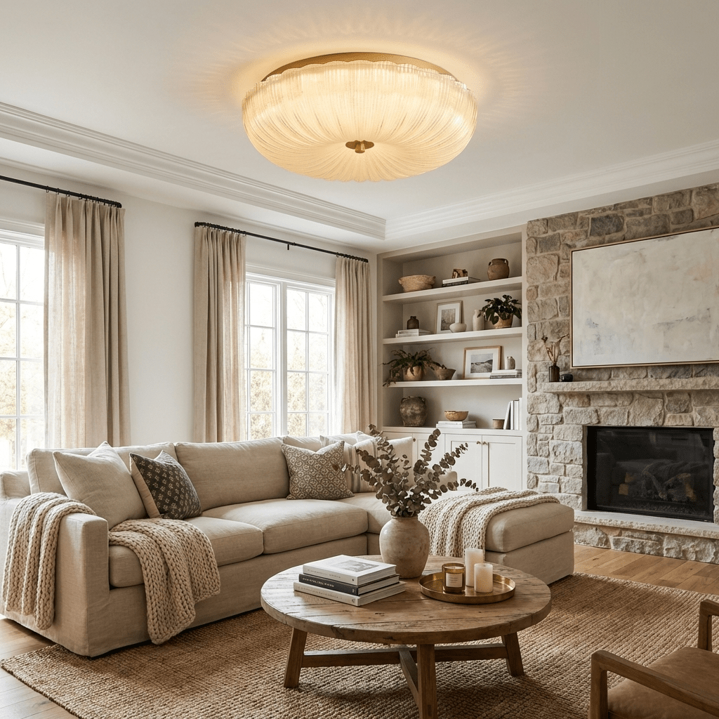 Almirius Round Ceiling Light