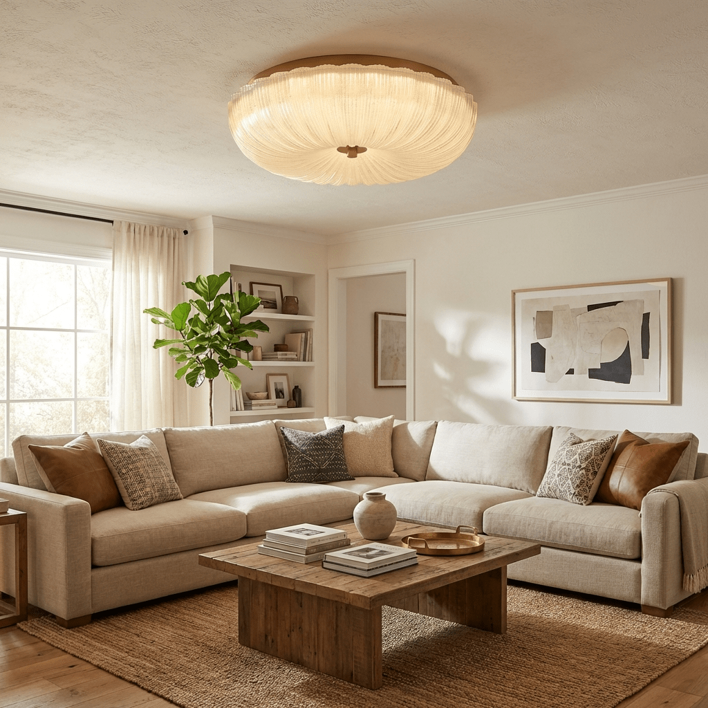 Almirius Round Ceiling Light