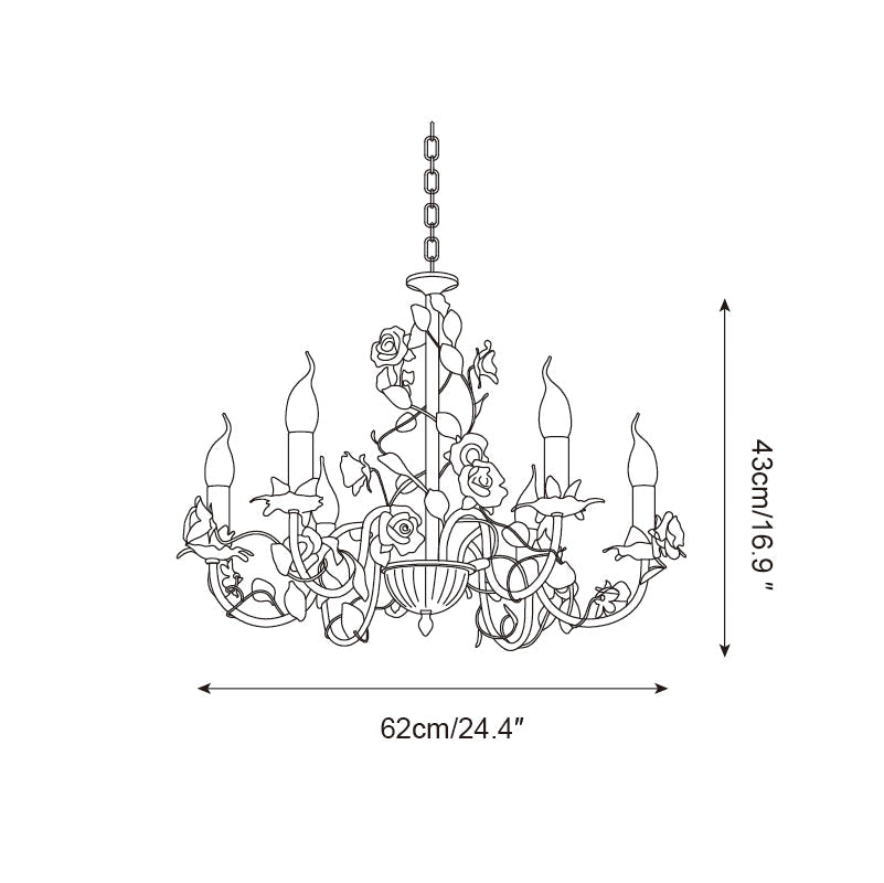 Duxiron Vintage Chandelier