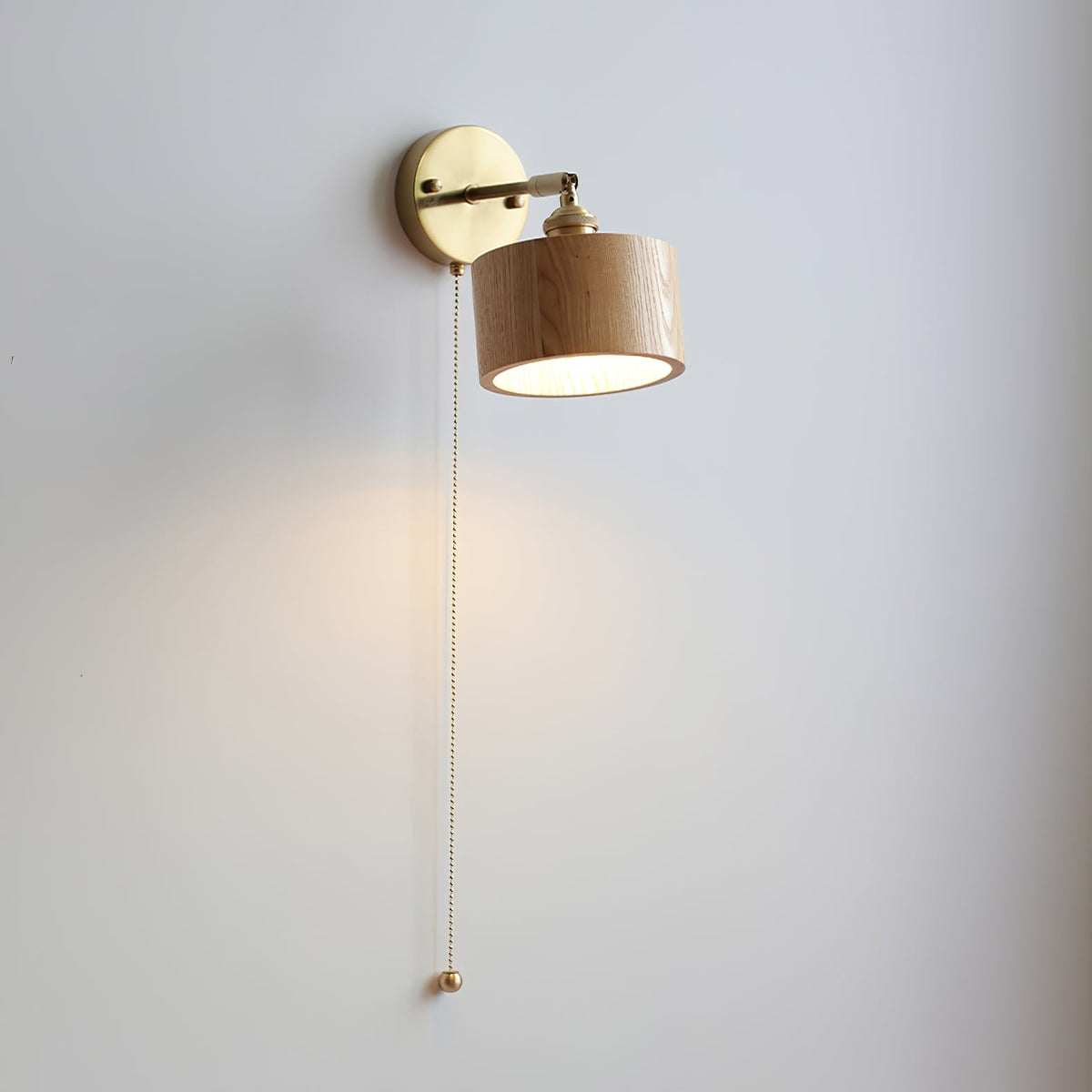 Rotatable Wooden Wall Lamp – detail 3