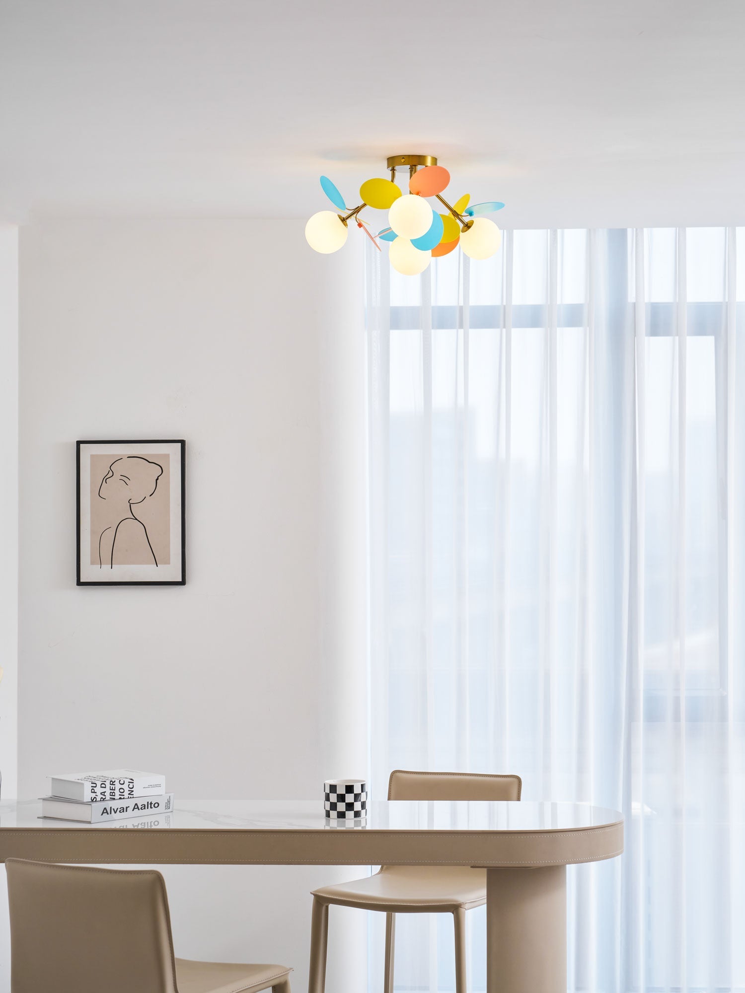 Almirirva Round Ceiling Light