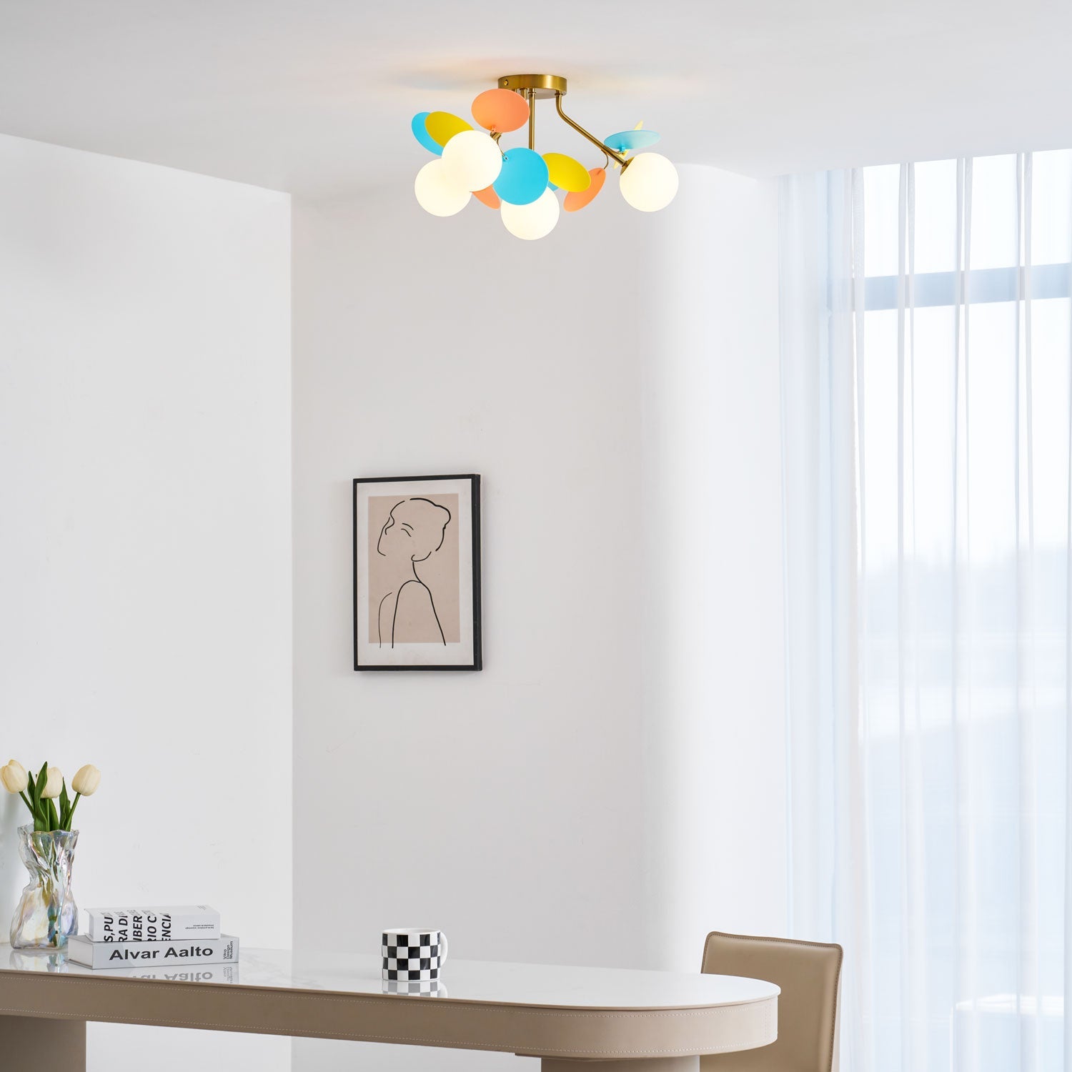 Almirirva Round Ceiling Light