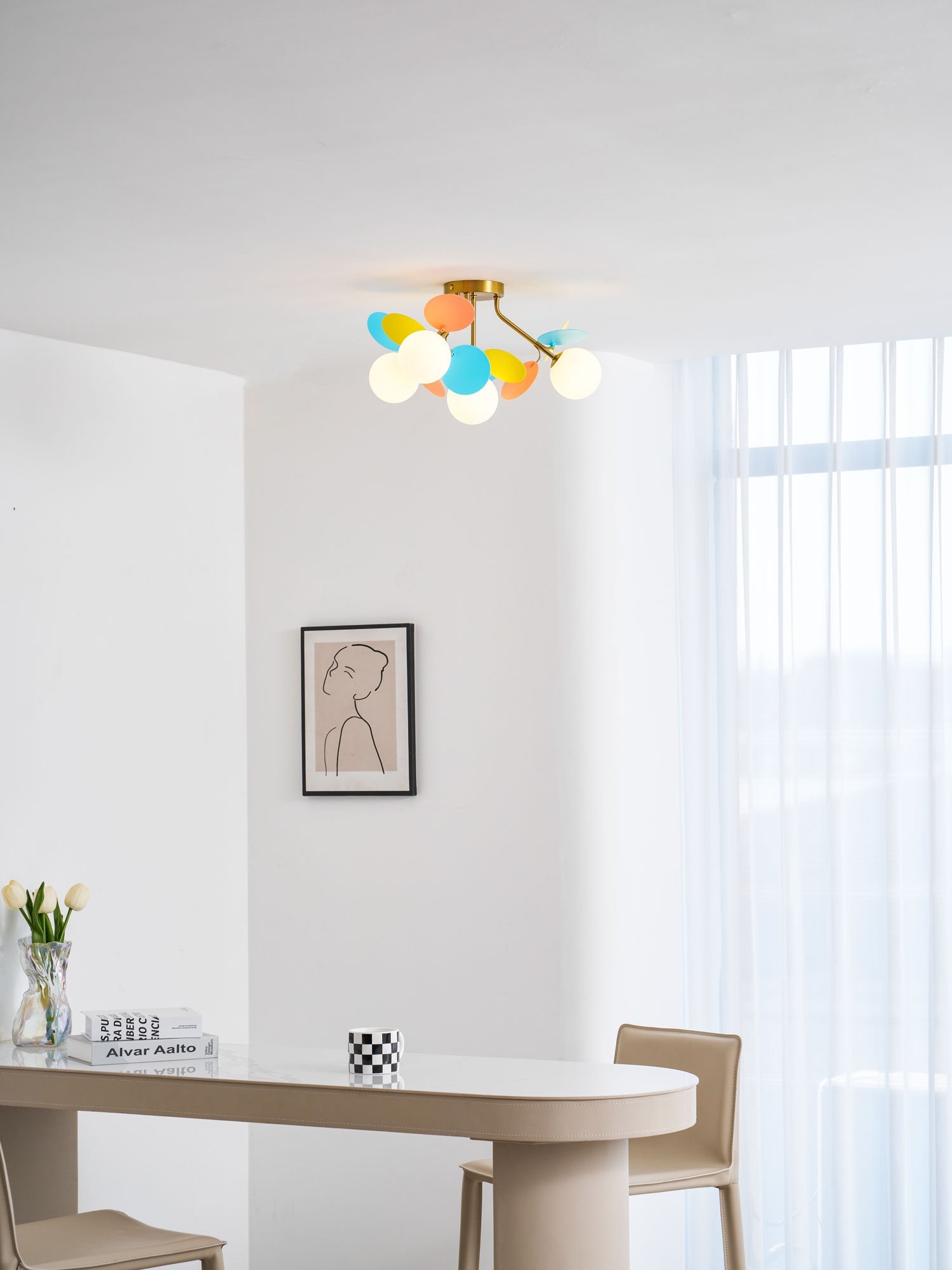 Almirirva Round Ceiling Light