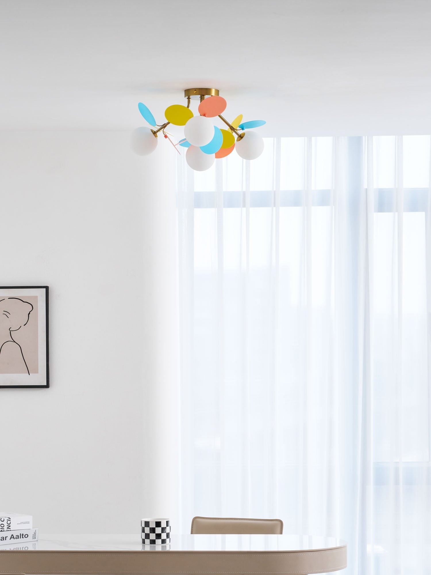 Almirirva Round Ceiling Light