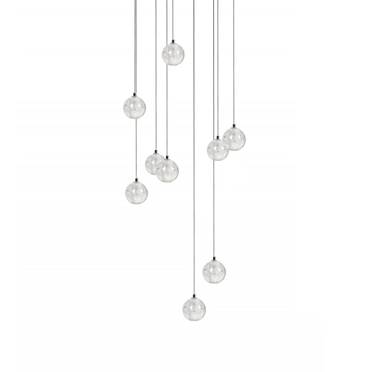 Crystal Bubbles Balls Pendant Lamp - Vakkerlight