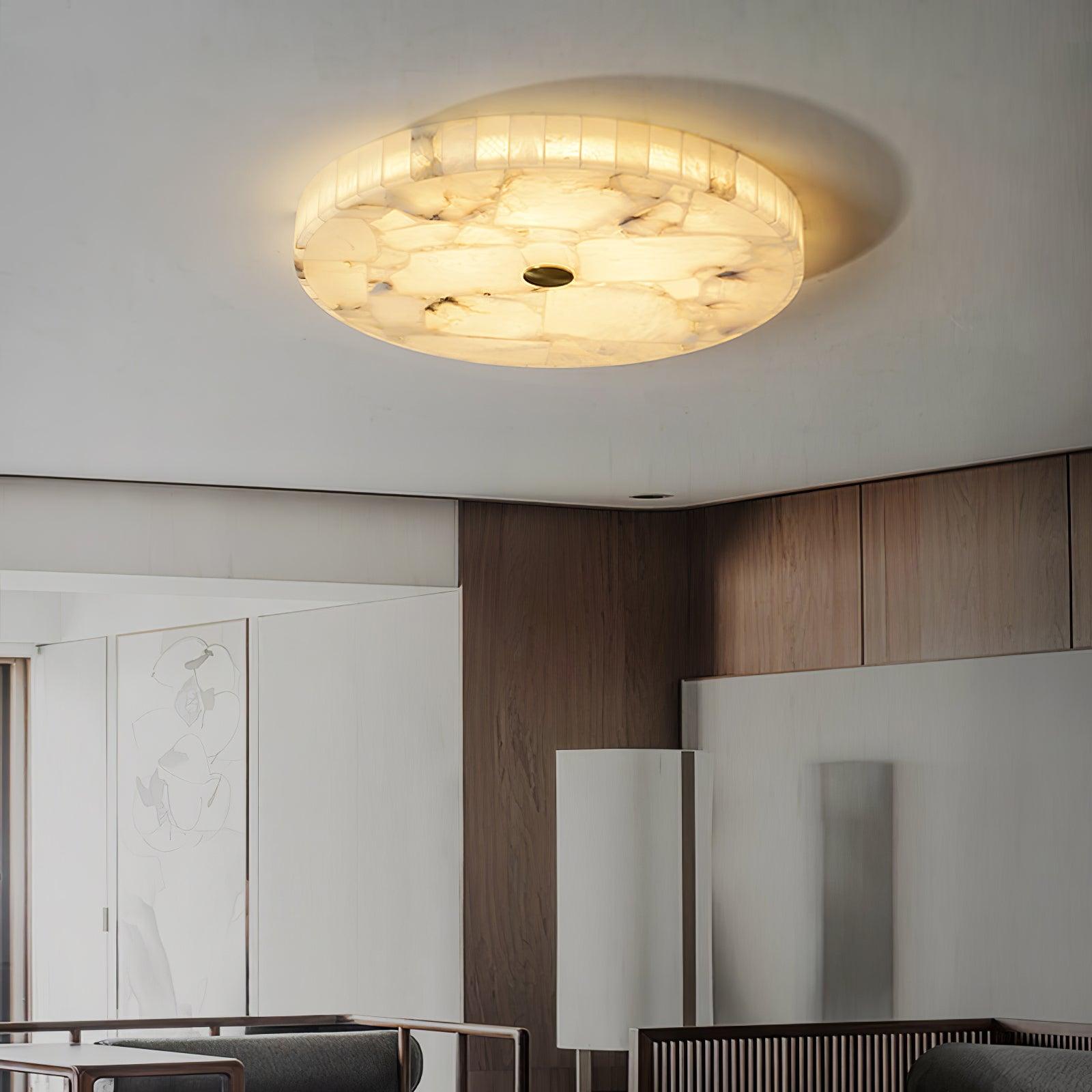 Ravélia Alabaster Ceiling Light