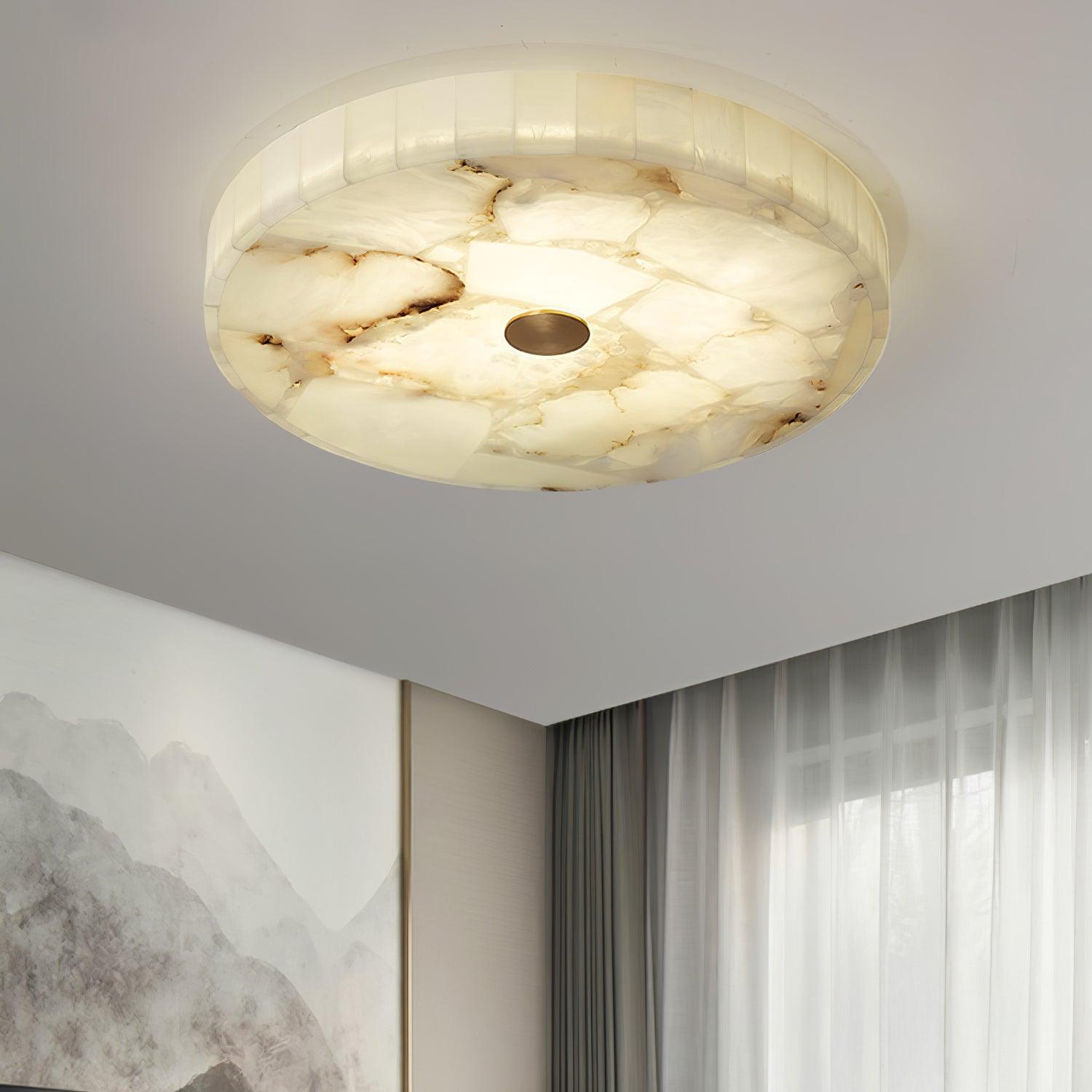 Ravélia Alabaster Ceiling Light