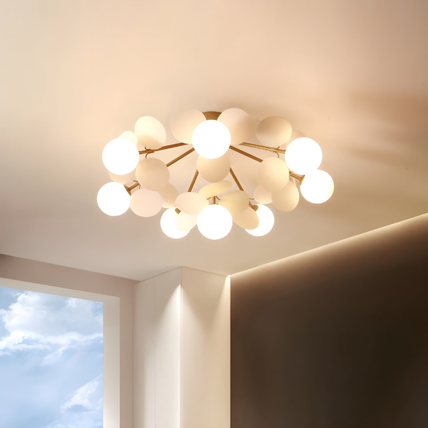 Almirirva Round Ceiling Light