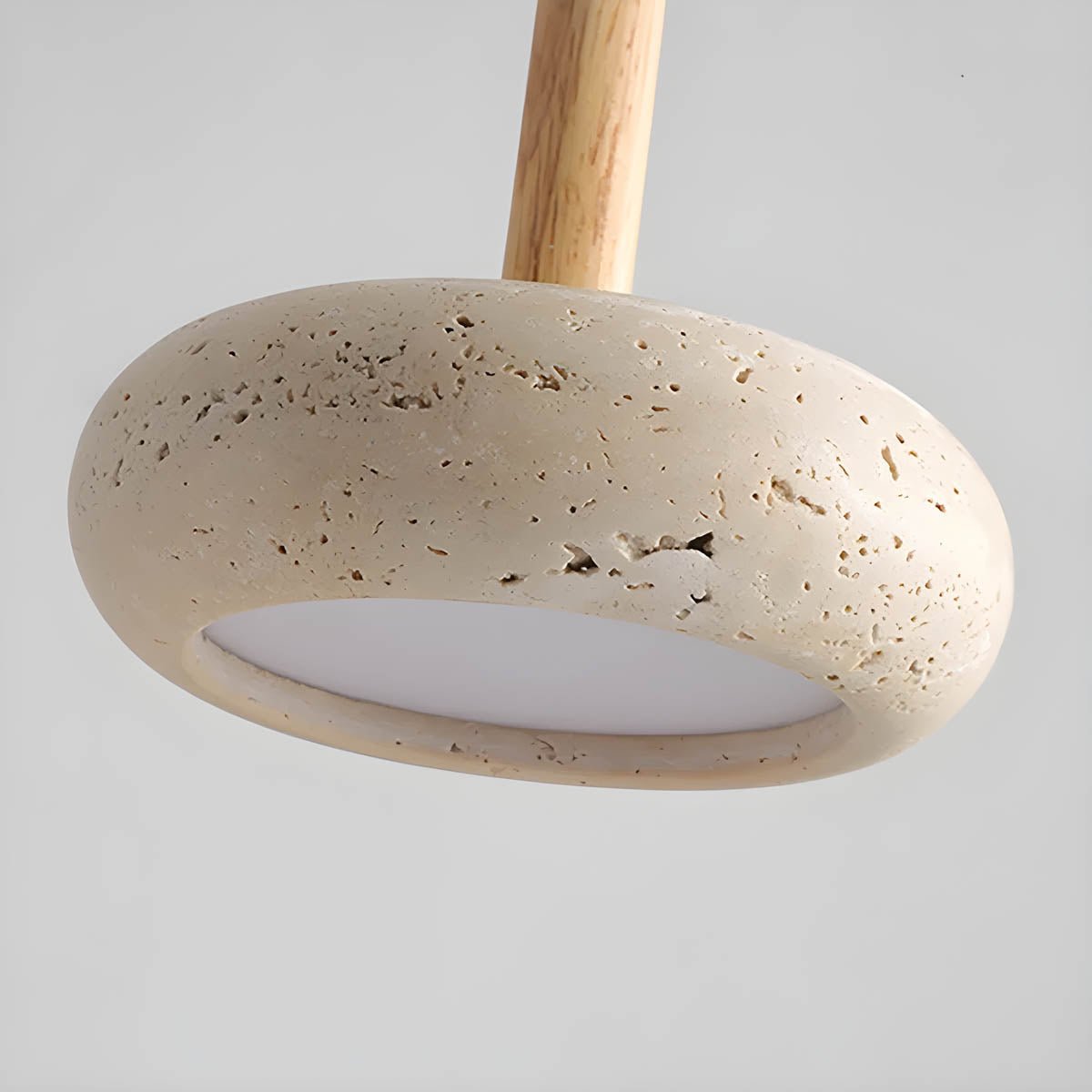 Sosa Round Travertine Pendant Light