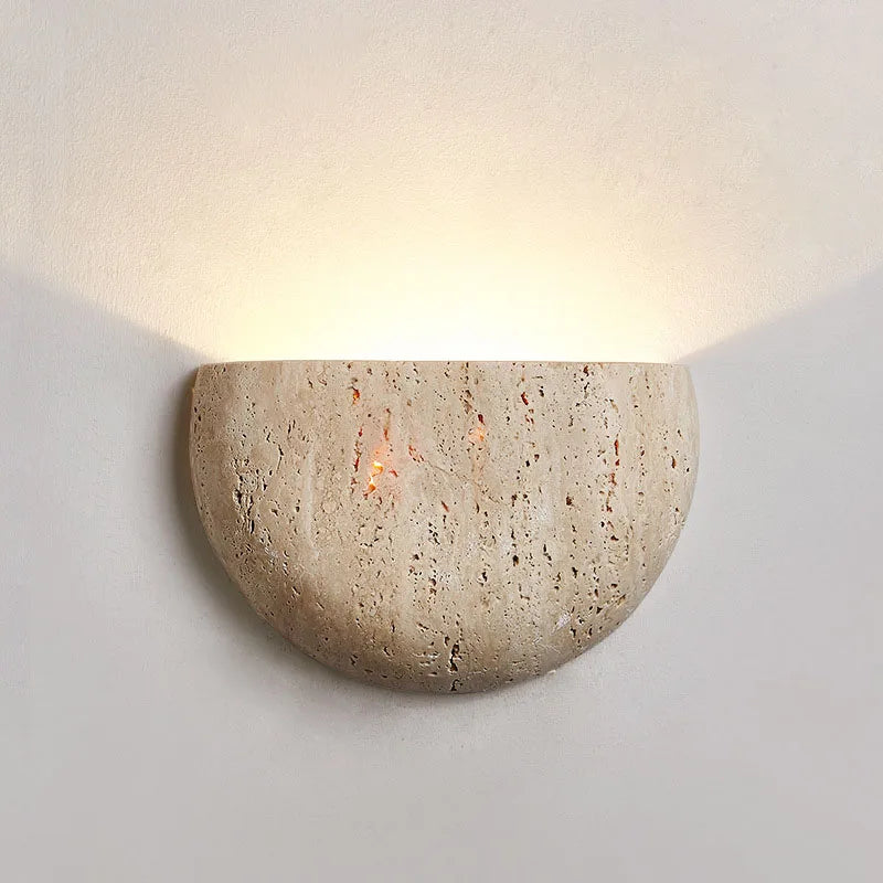 Cinu Travertine Wall Light