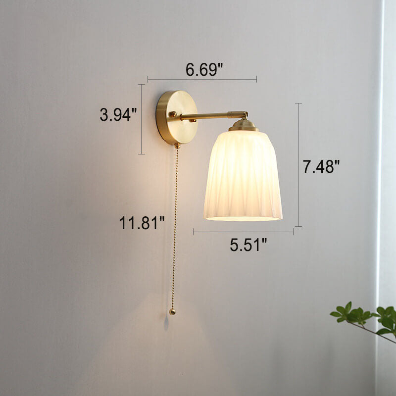 Pebavora Fluted Wall Light