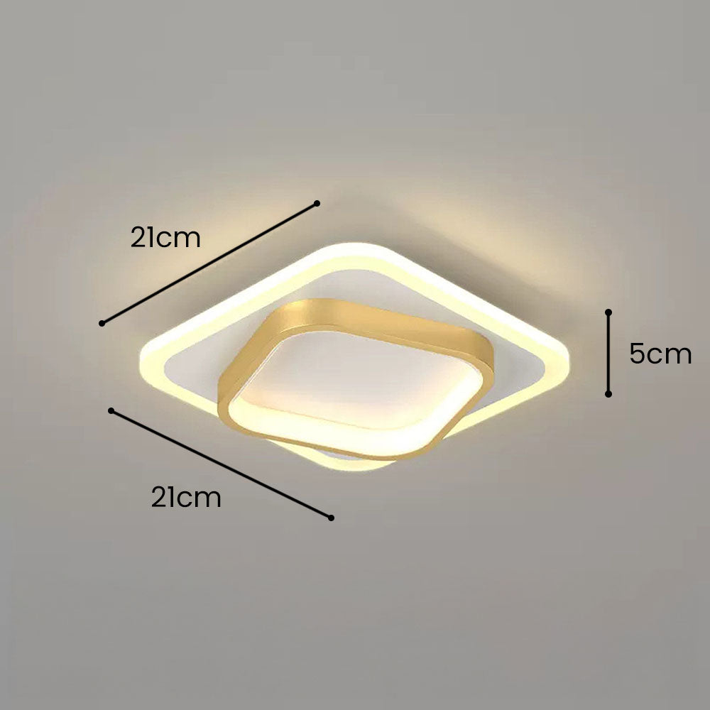Jaxon Double Square LED Ceiling Light