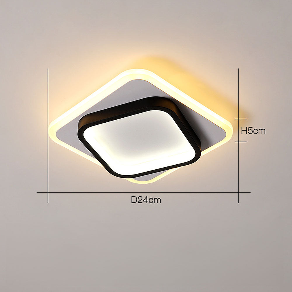 Jaxon Double Square LED Ceiling Light