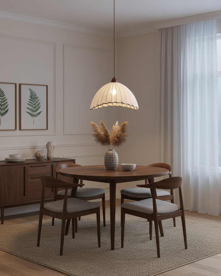 Bane Ribbed Pendant Light