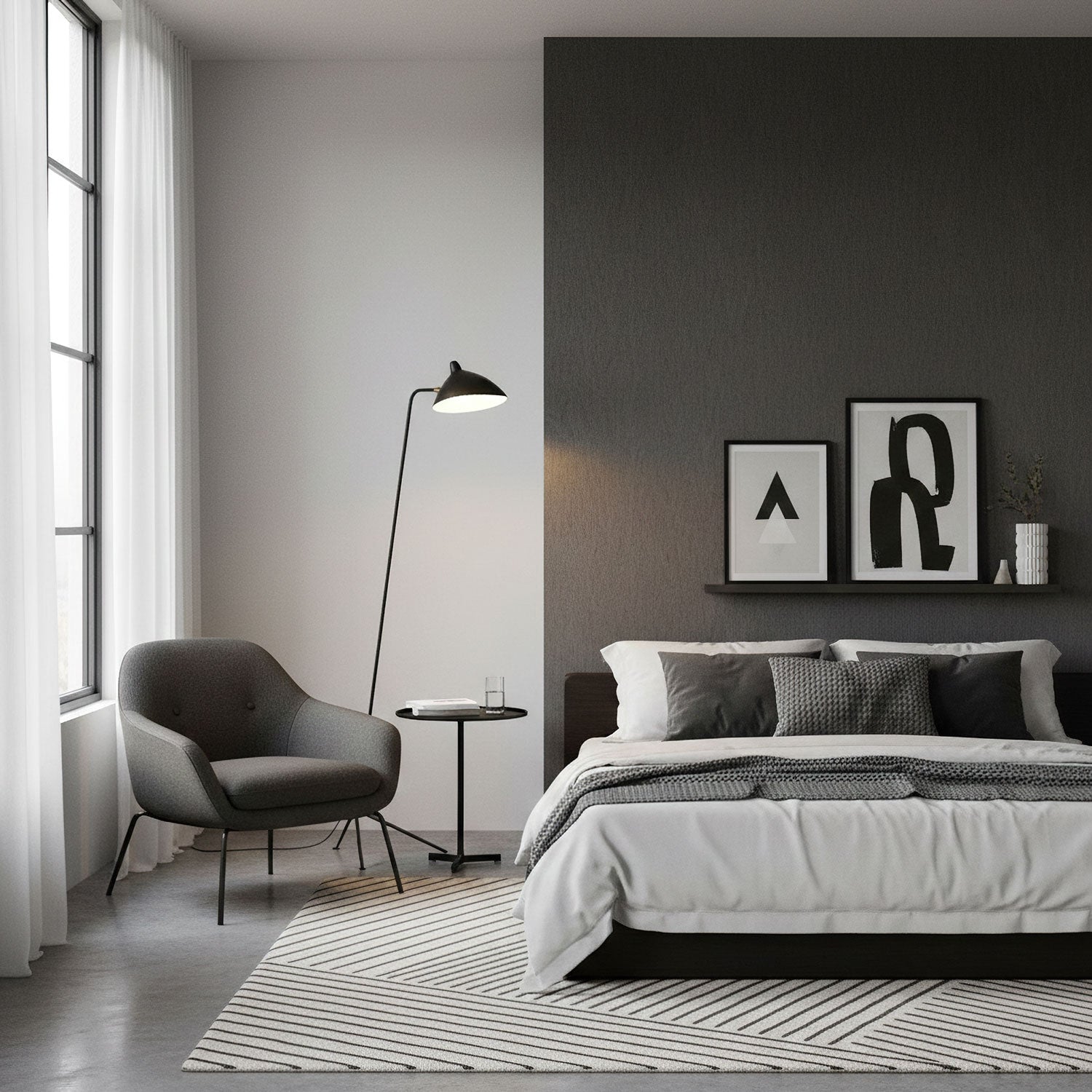 Baely Industrial Floor Lamp