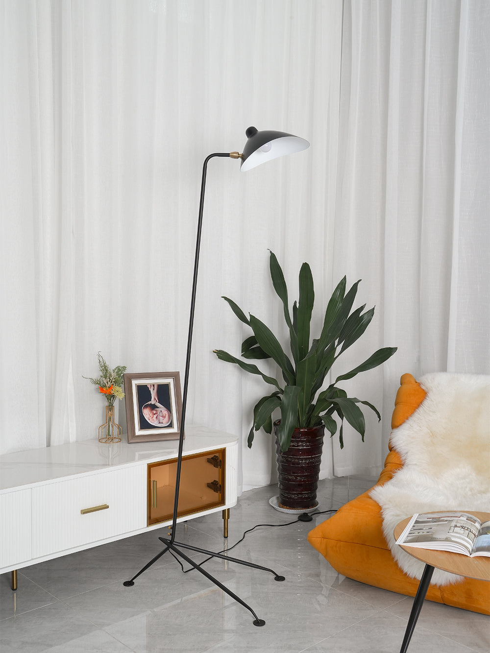 Baely Industrial Floor Lamp