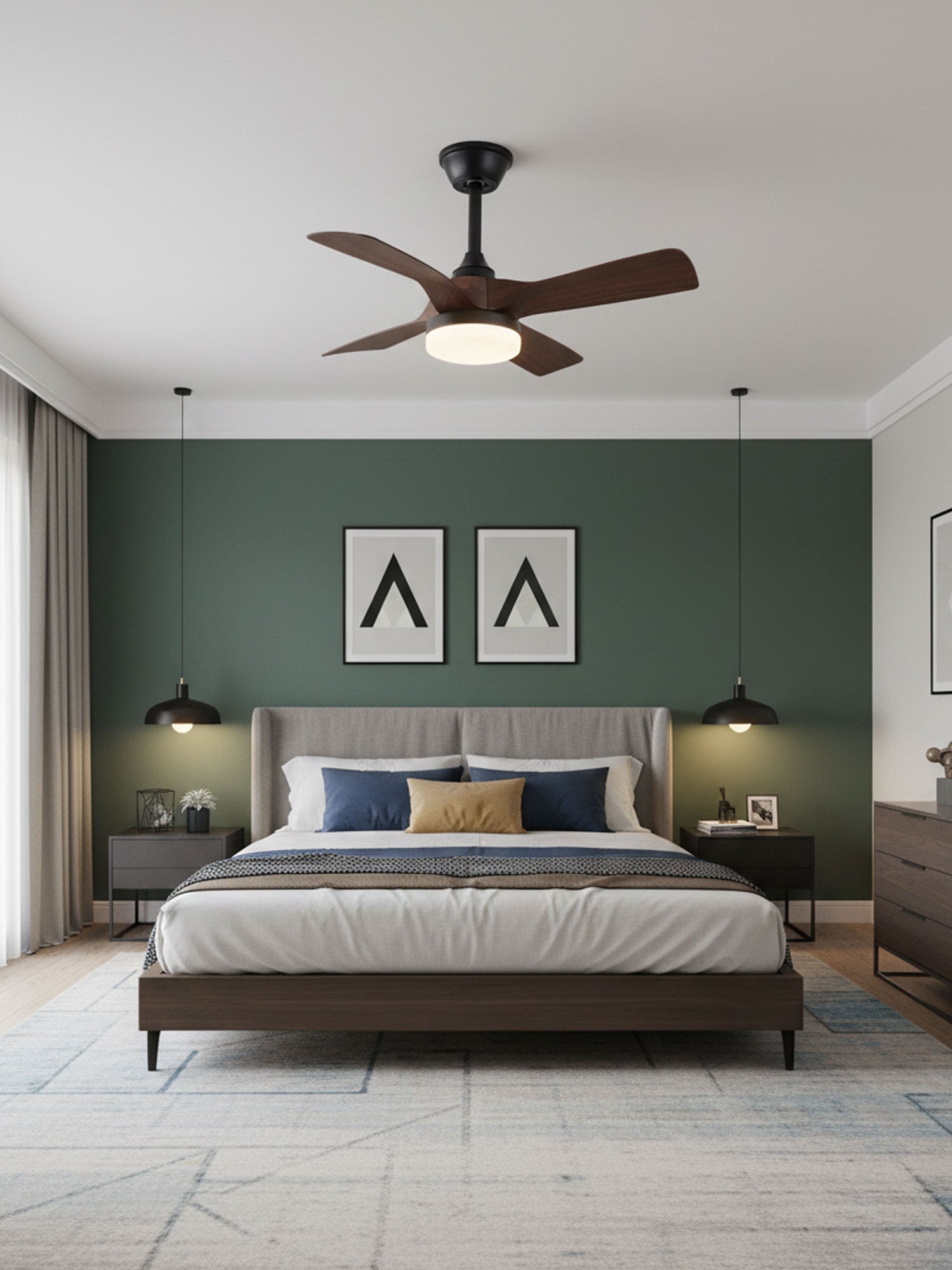 Avolavo Modern Ceiling Fan Light
