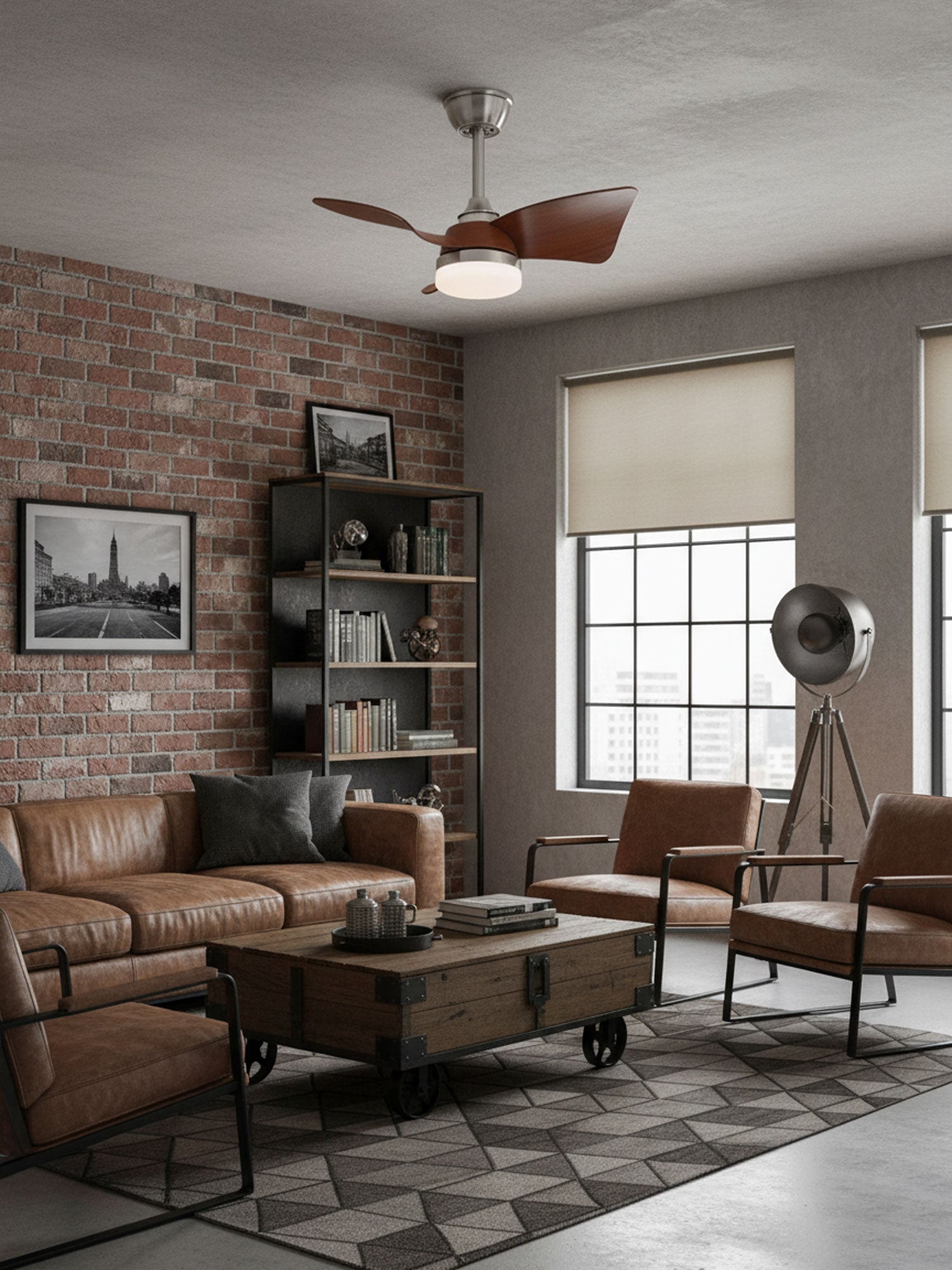 Avolavo Modern Ceiling Fan Light
