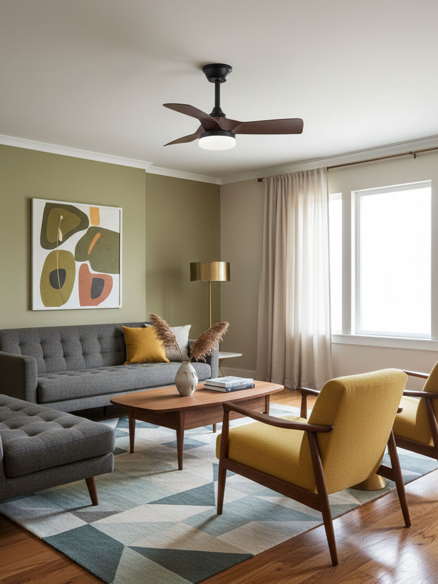 Avolavo Modern Ceiling Fan Light