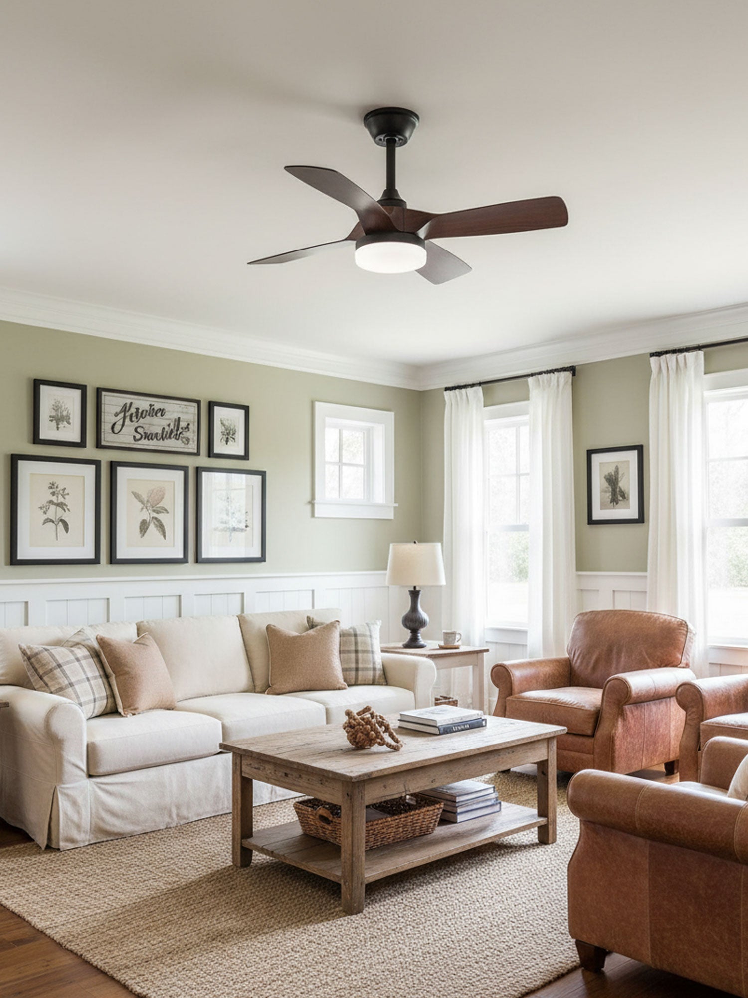 Avolavo Modern Ceiling Fan Light