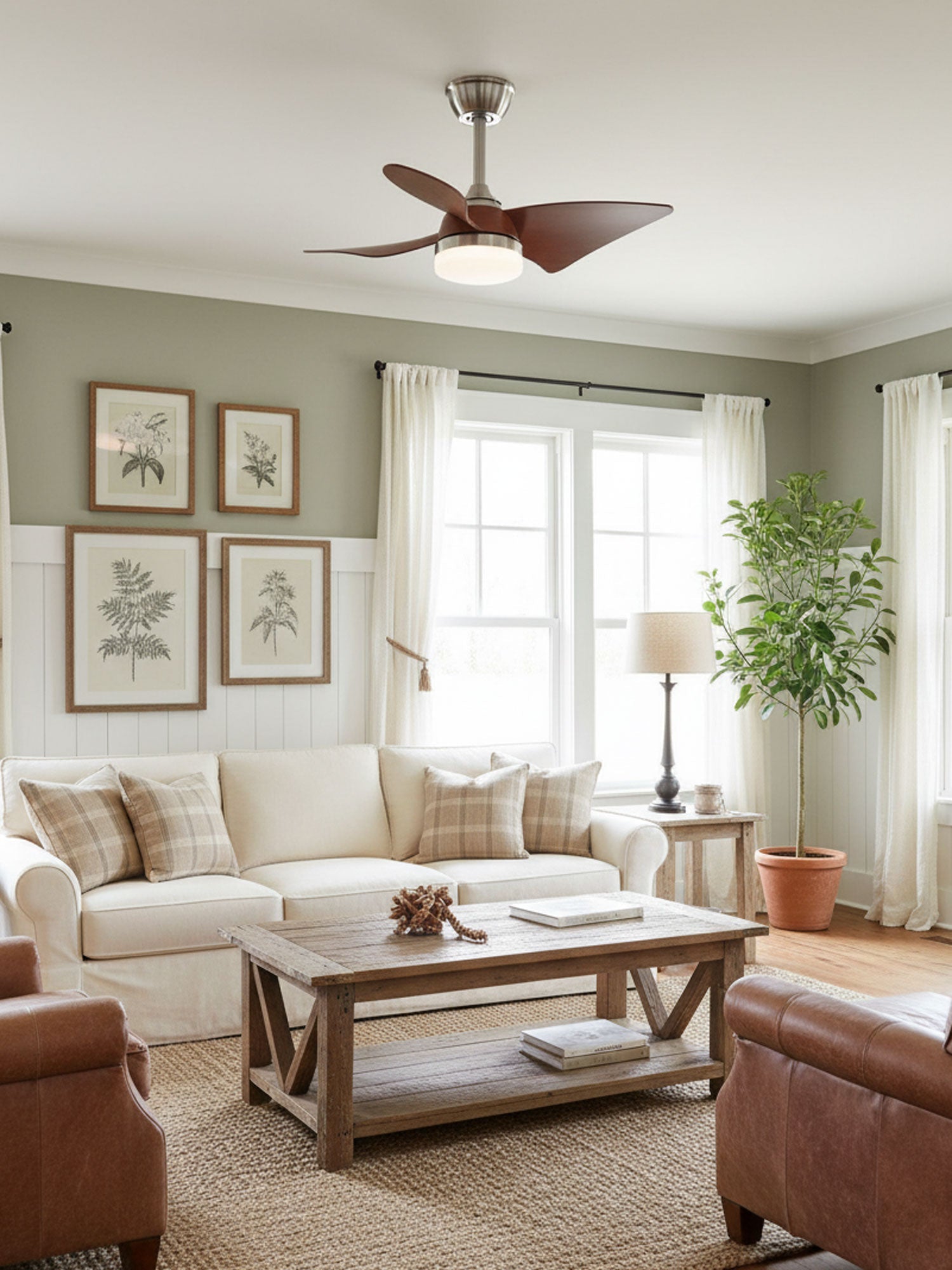 Avolavo Modern Ceiling Fan Light
