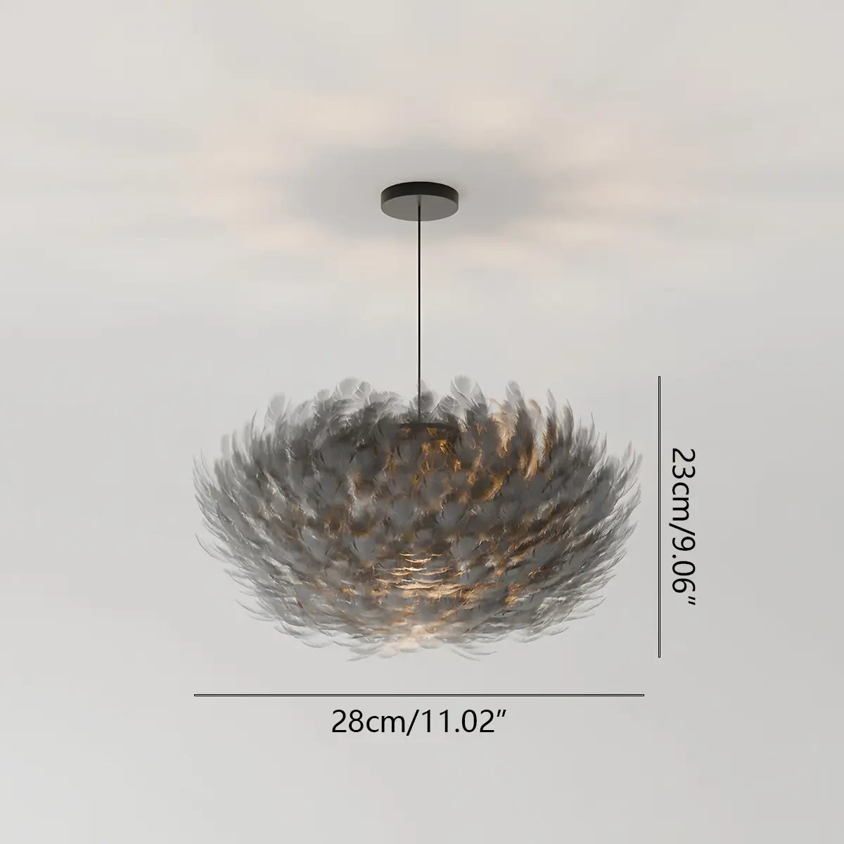 Zelivor Feather Pendant Light