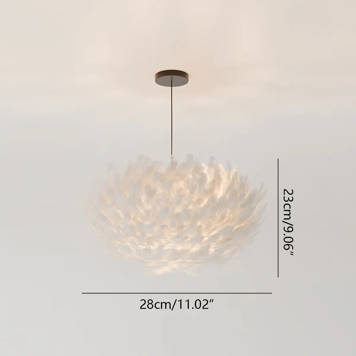 Zelivor Feather Pendant Light