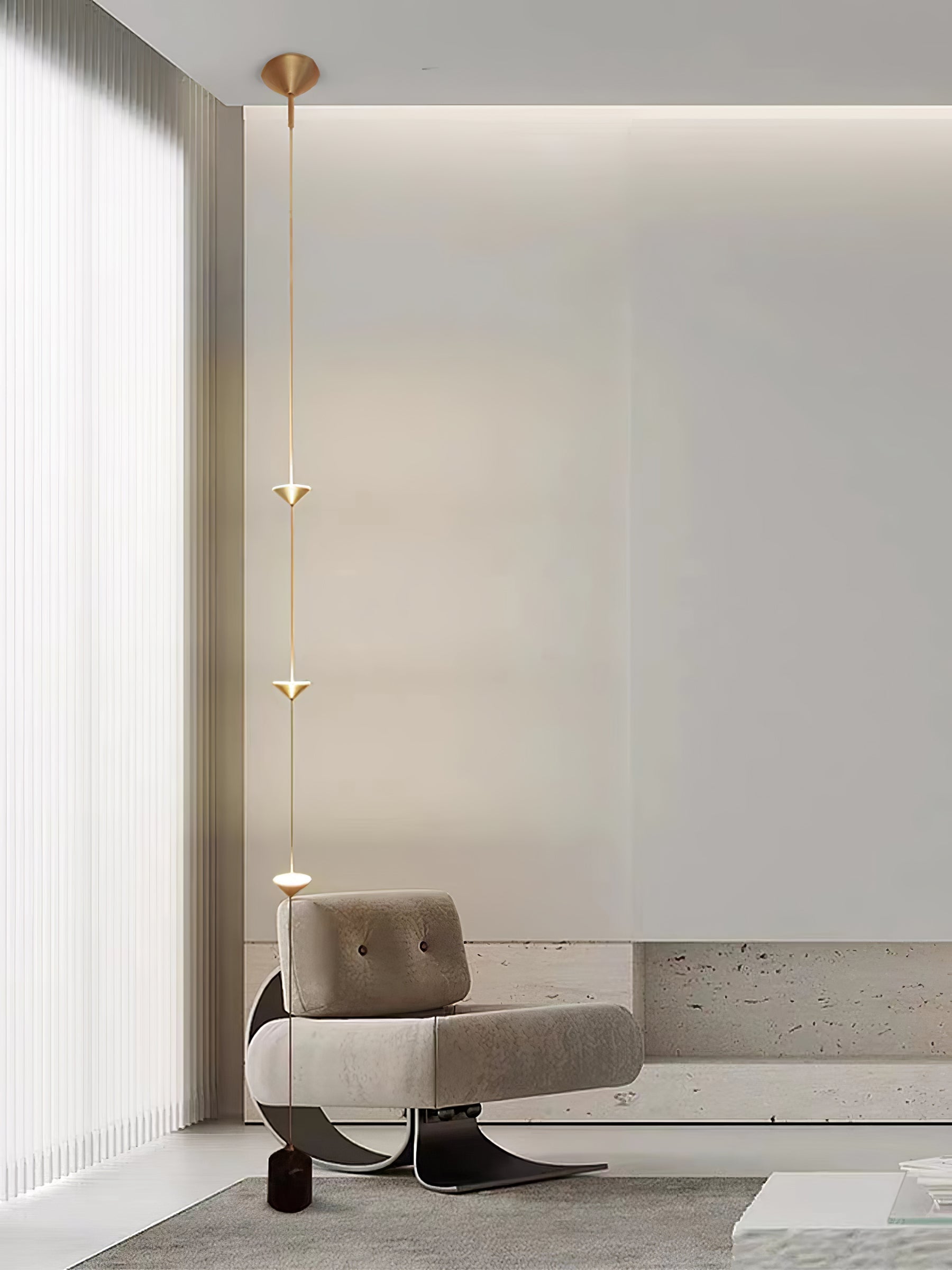 Alirya Cone Floor To Ceiling Lamp