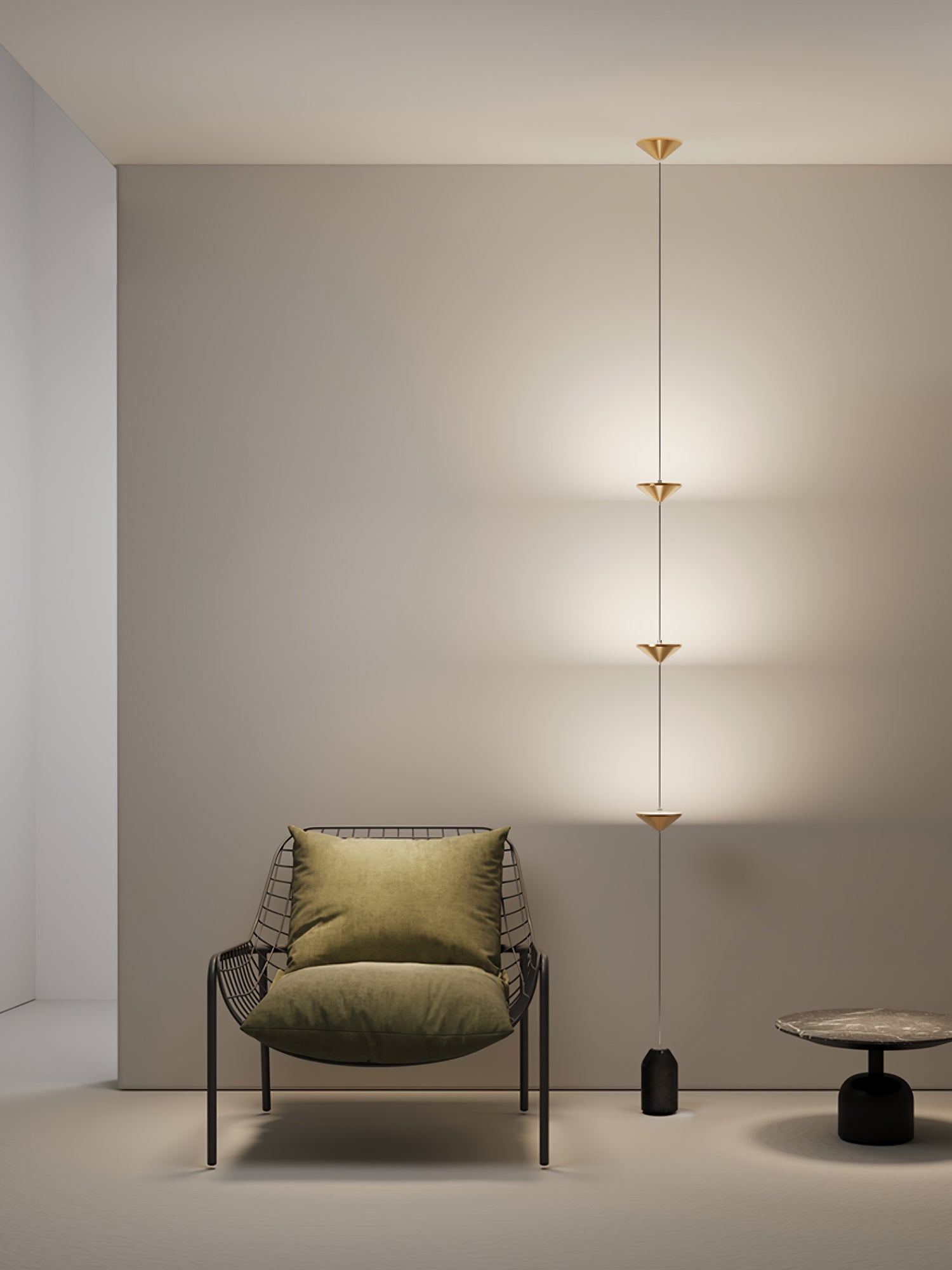 Alirya Cone Floor To Ceiling Lamp