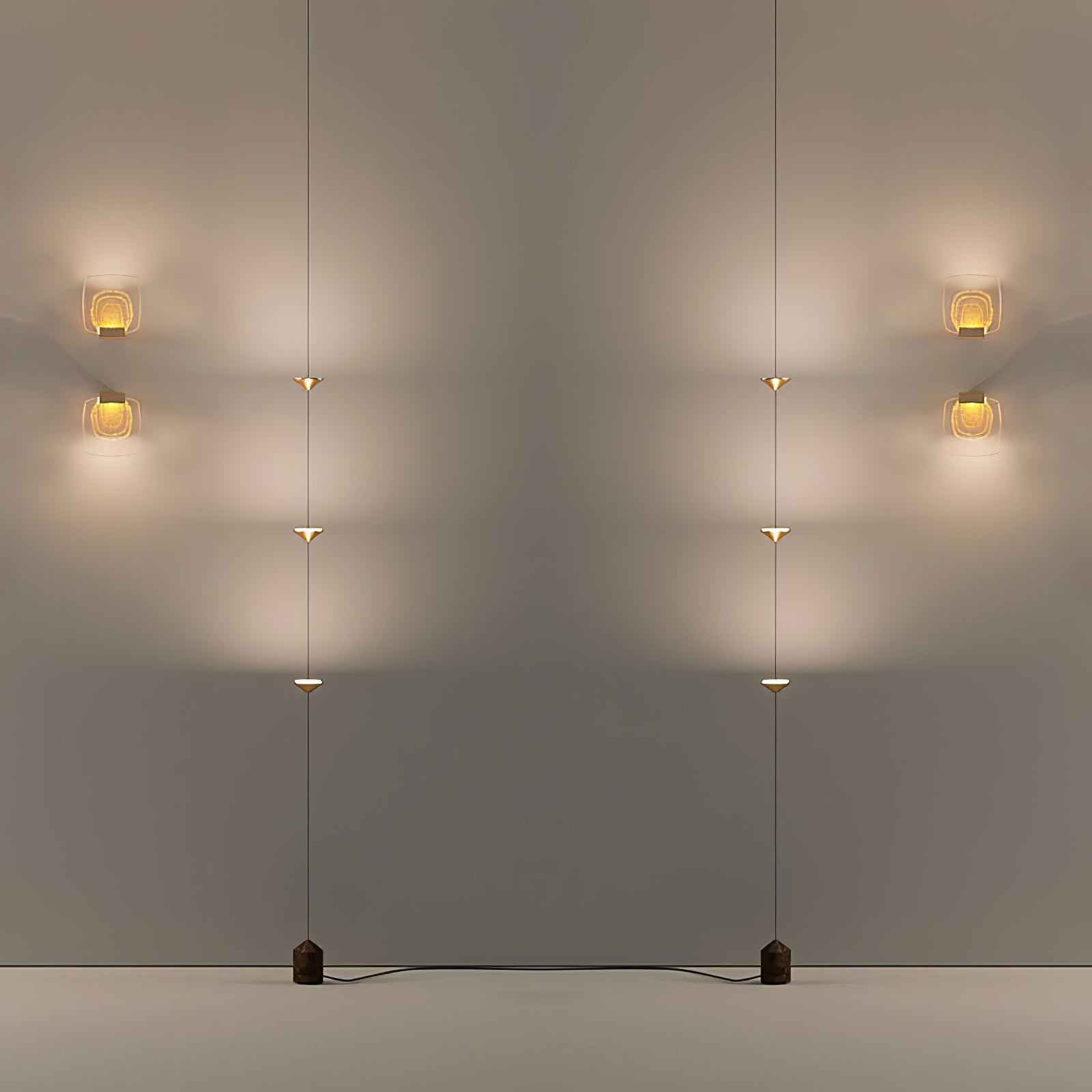 Alirya Cone Floor To Ceiling Lamp