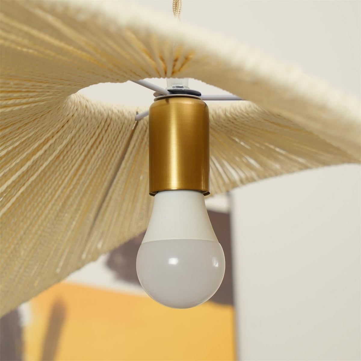 Straw Hat Pendant Light – detail 32