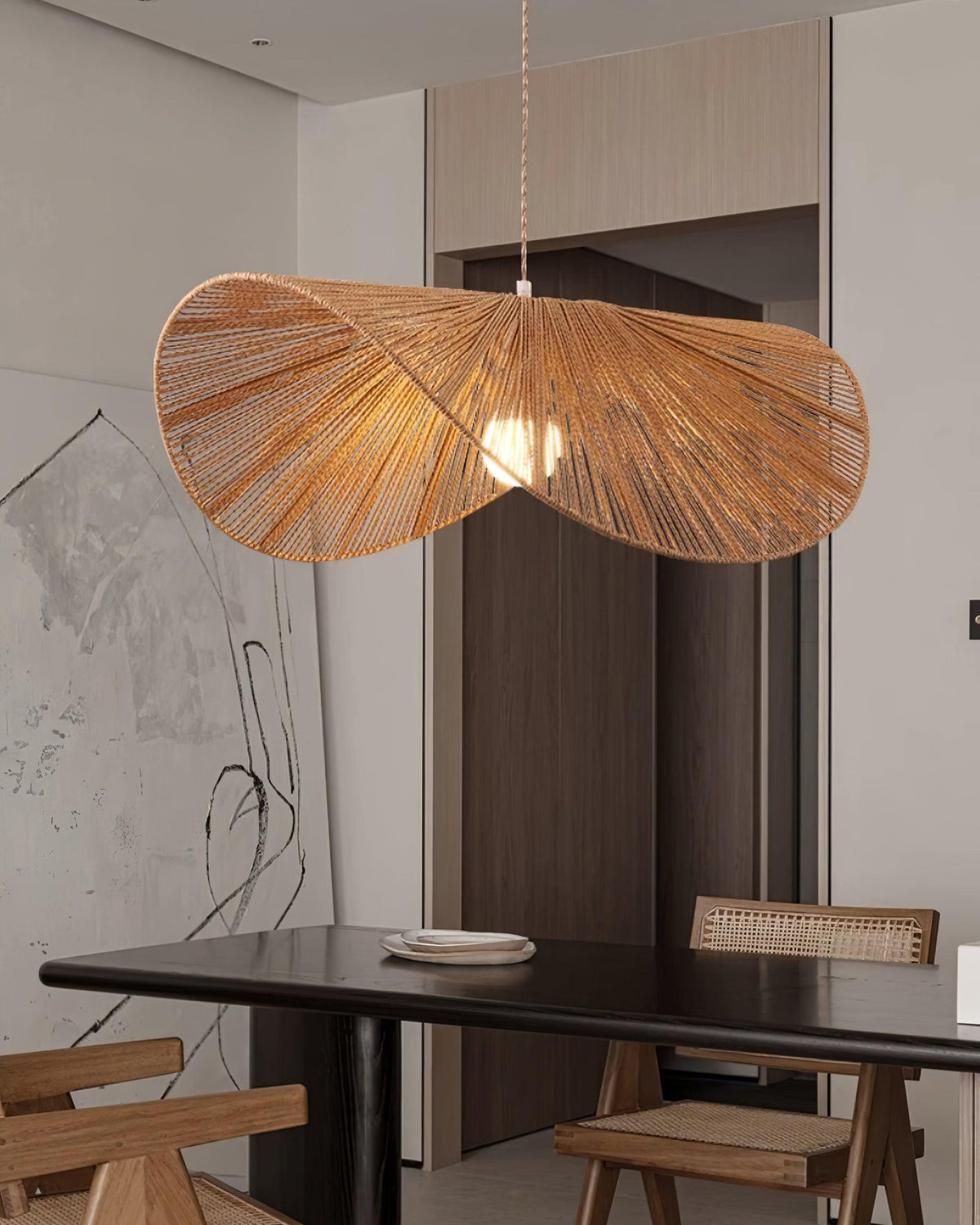 Straw Hat Pendant Light – detail 24