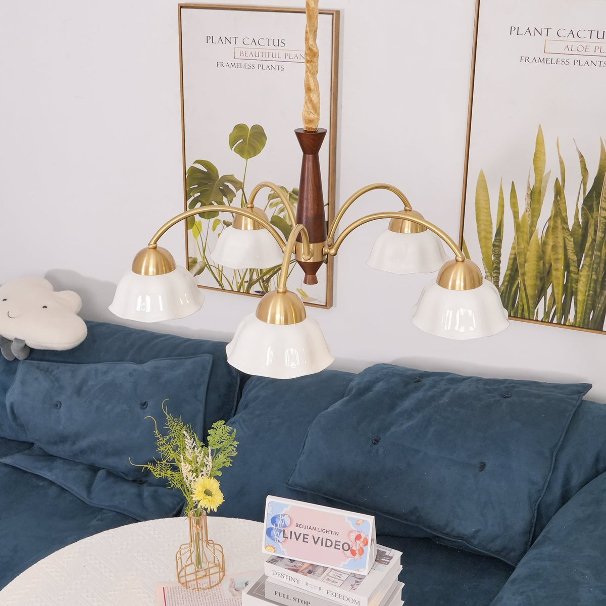 Siseralo Mid Century Chandelier