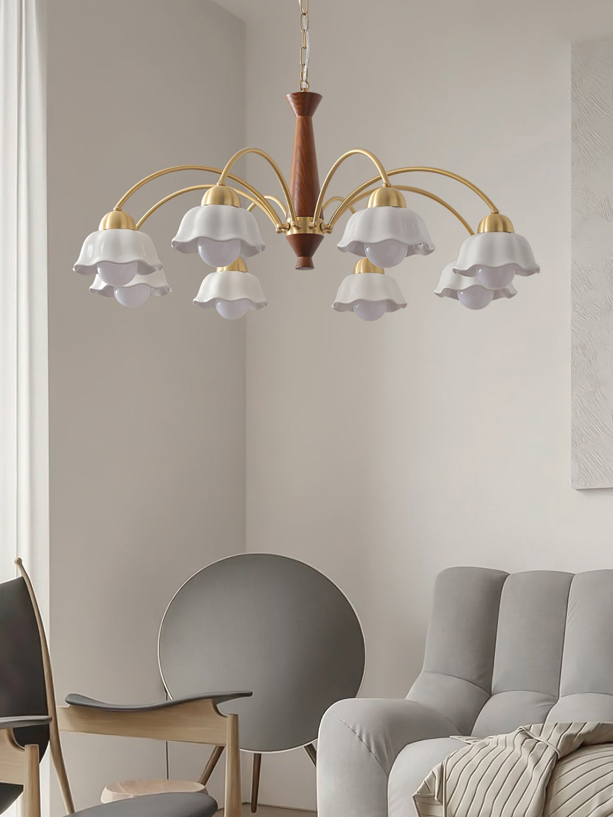 Siseralo Mid Century Chandelier
