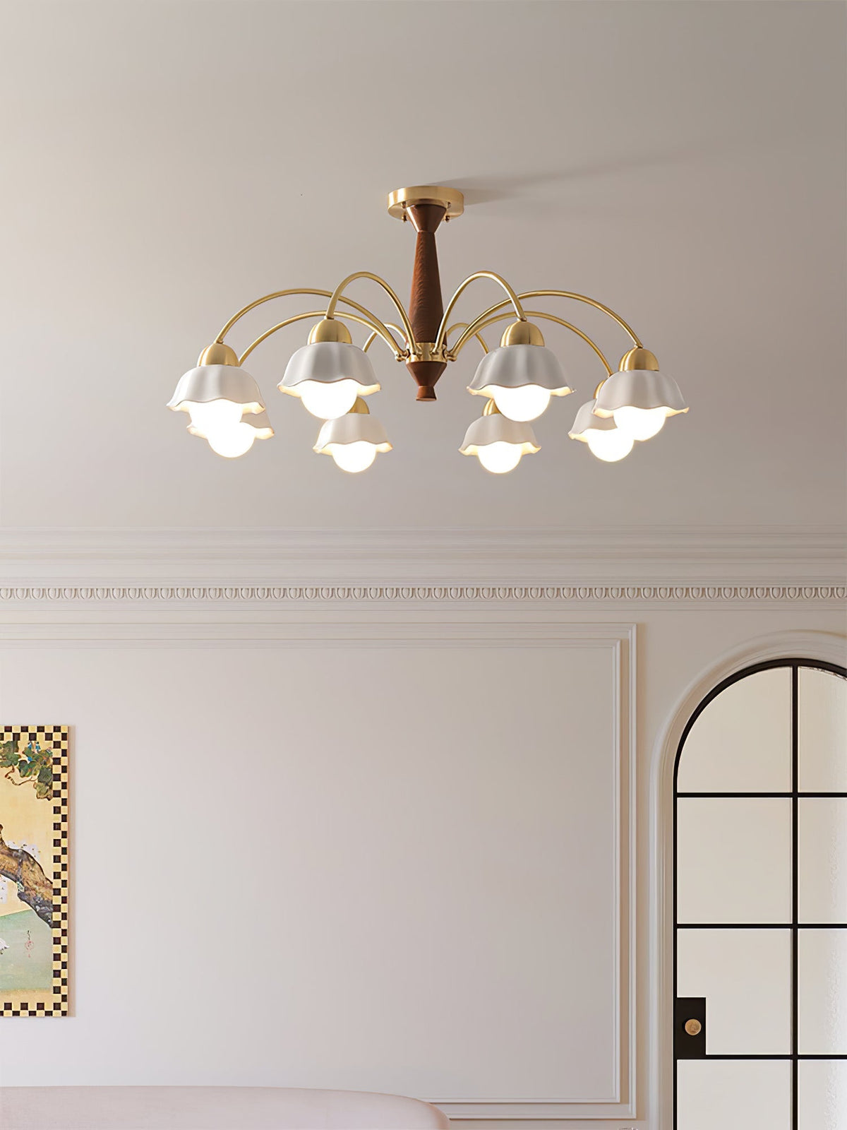 Siseralo Mid Century Chandelier