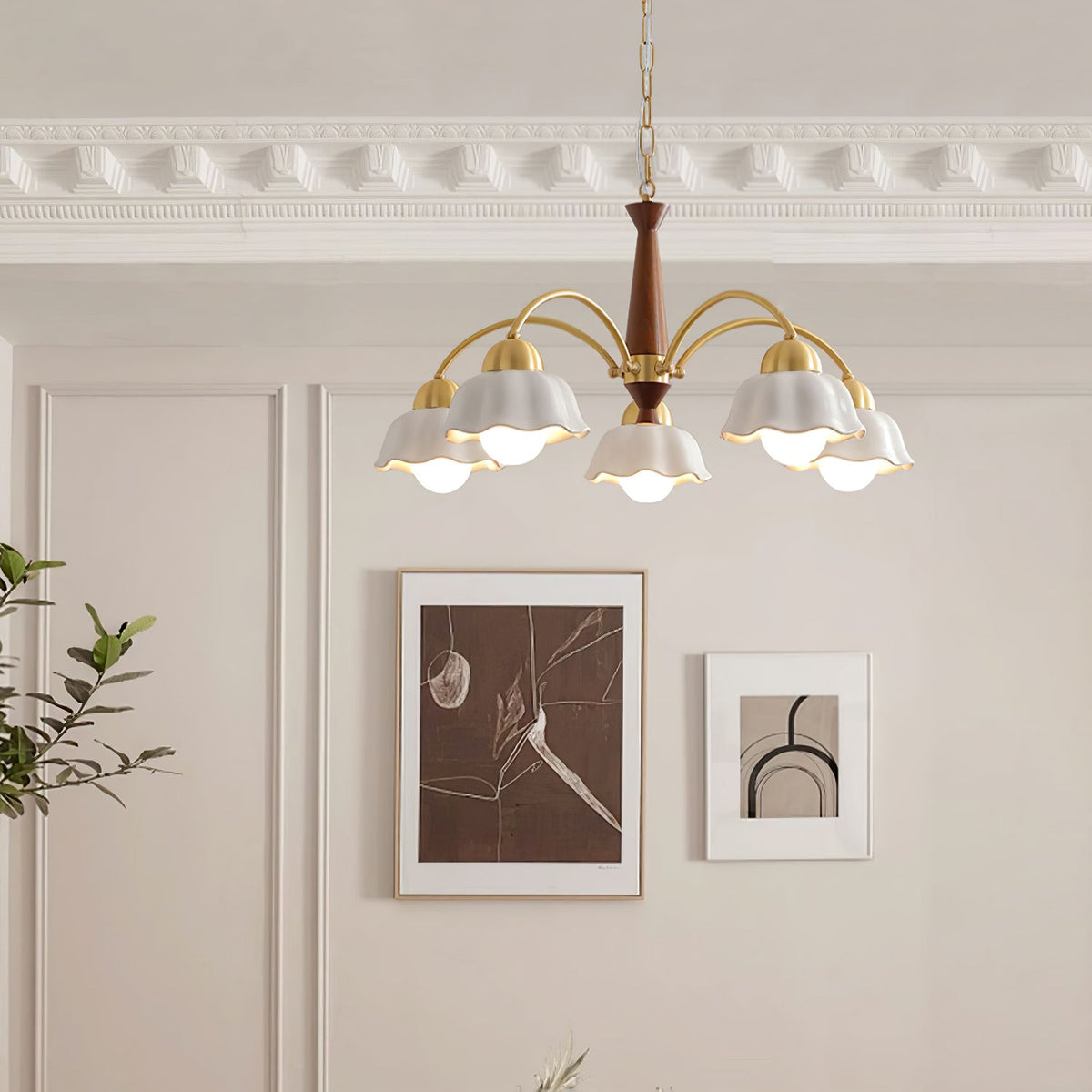 Siseralo Mid Century Chandelier