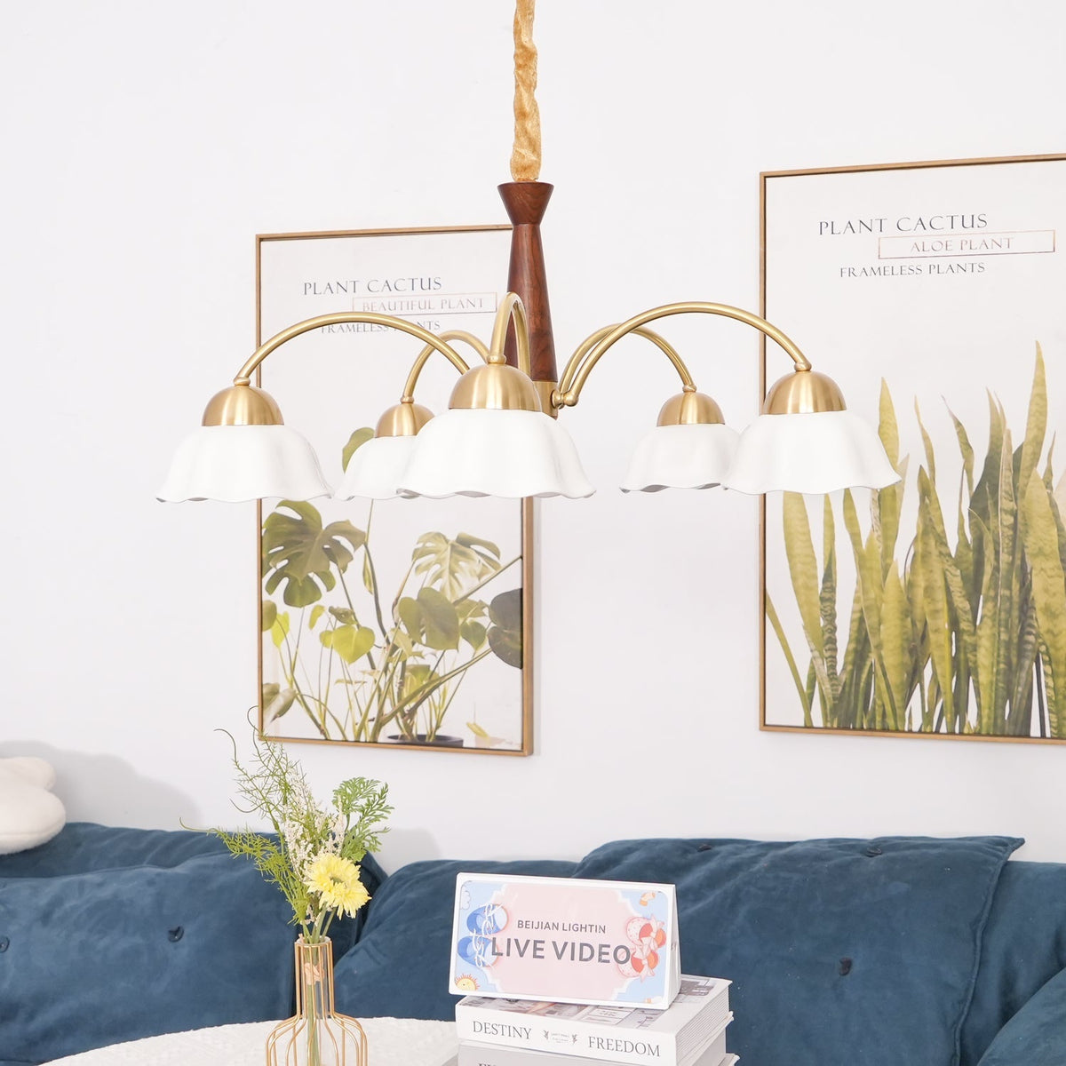 Siseralo Mid Century Chandelier