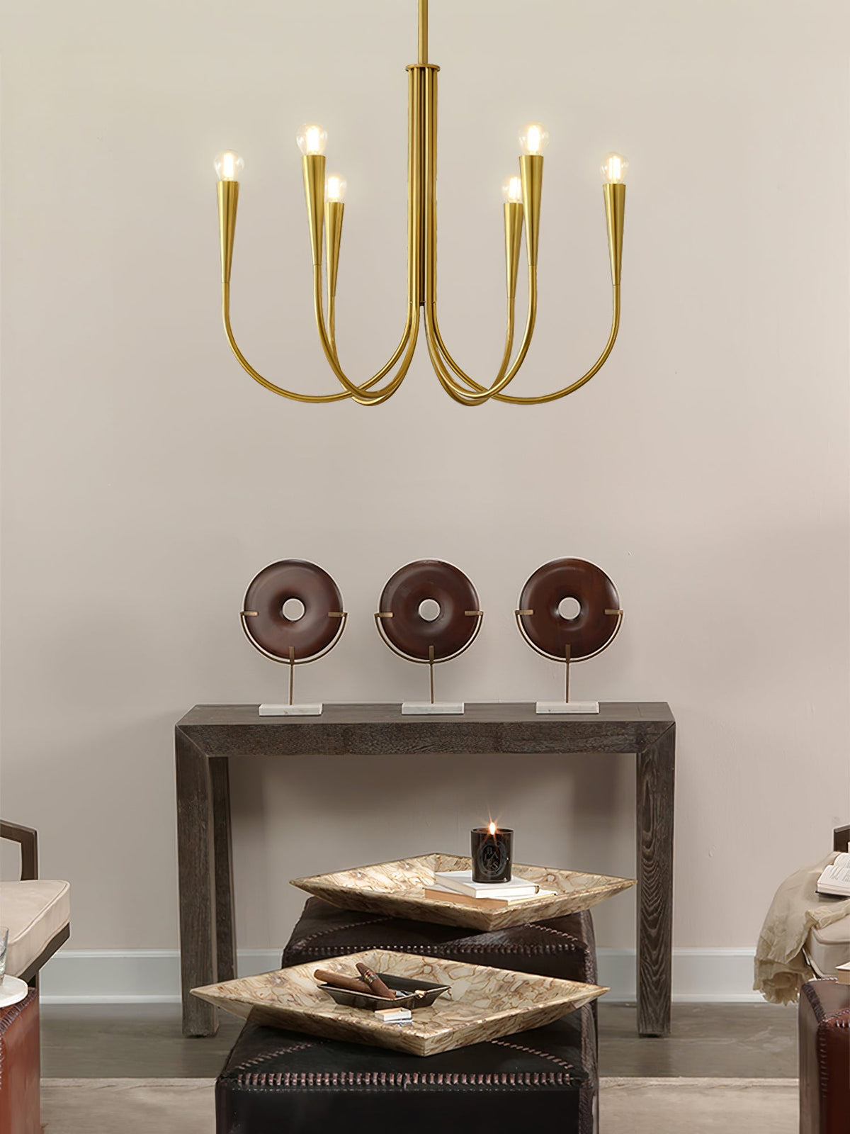 Swoop Arm Chandelier – detail 28