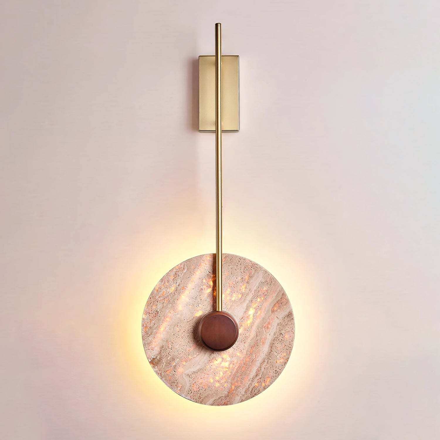 Fosim Travertine Wall Light