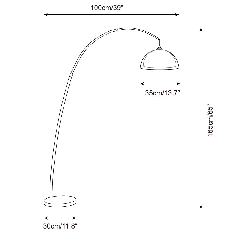 Alrello Arc Floor Lamp