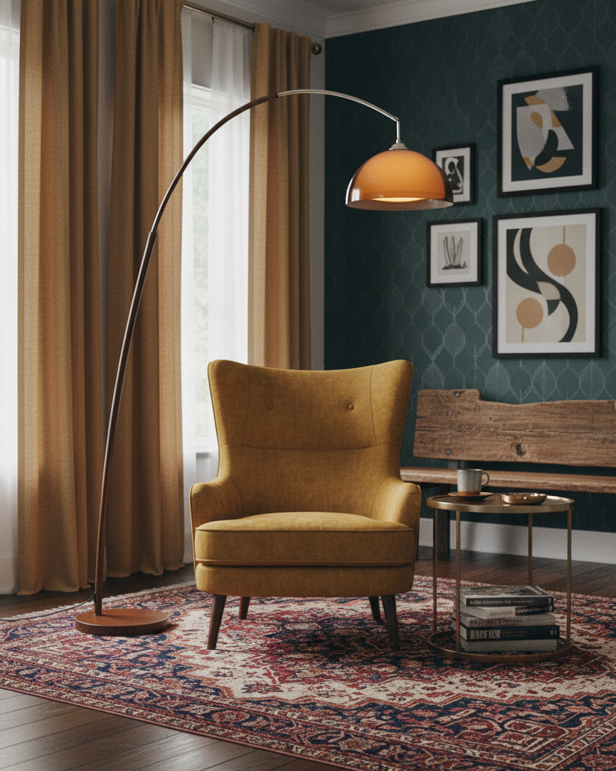 Alrello Arc Floor Lamp