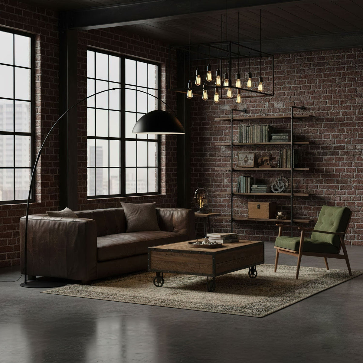 Rivon Arc Floor Lamp