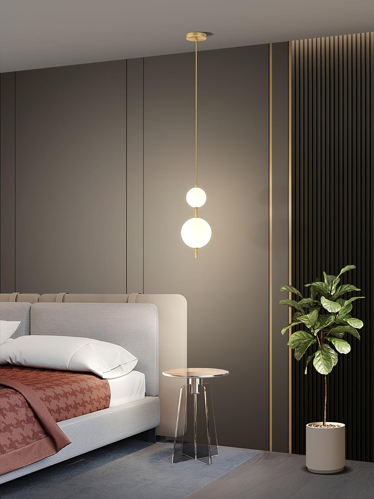 Rojo Globe Pendant Light